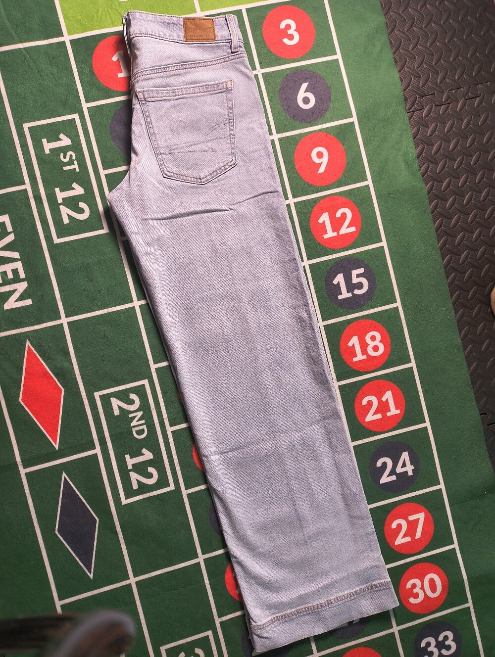American Eagle Light Wash Flare Jeans Size 2 X-Long - Picture 14 of 14